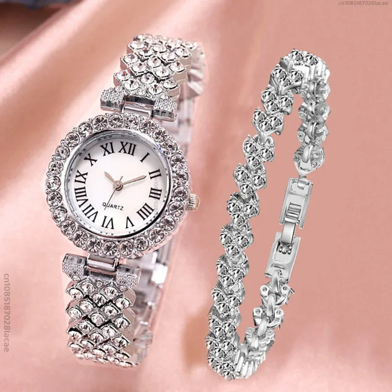 Elegant Watch & Bracelet Set