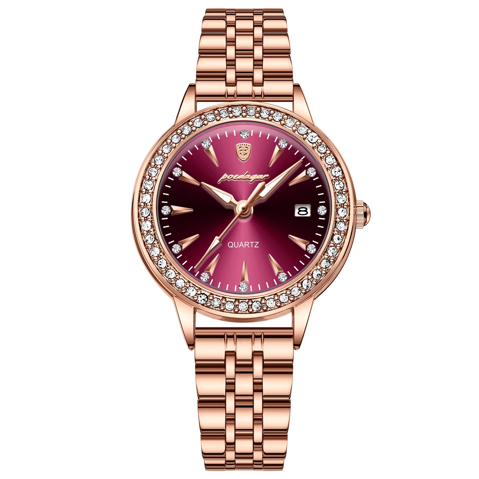 Luxury Casual Women’s Watch – Waterproof with Date
