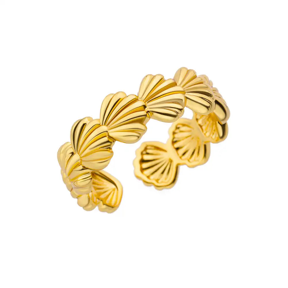 Golden Zircon Ring