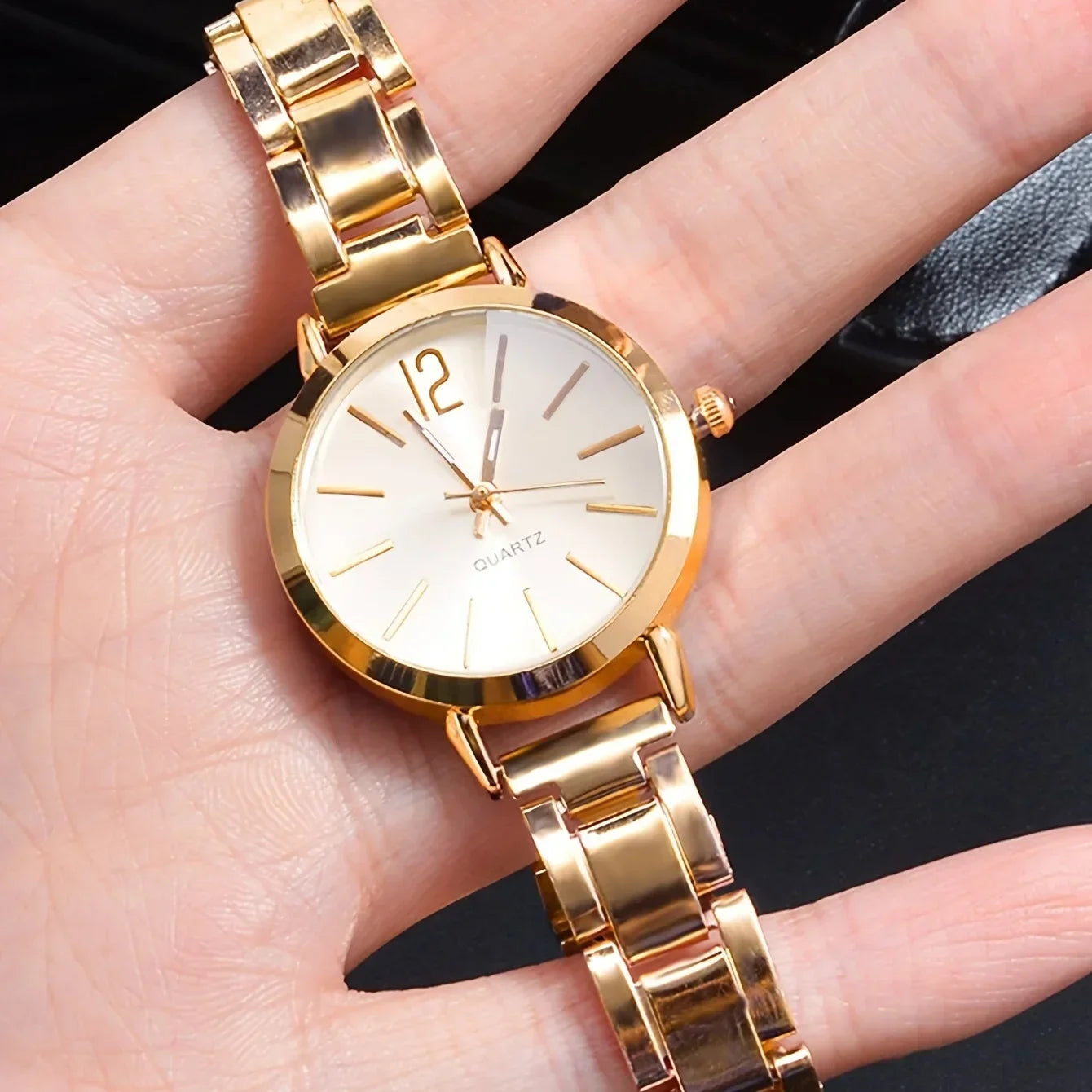 Elegant Watch & Bracelet Set
