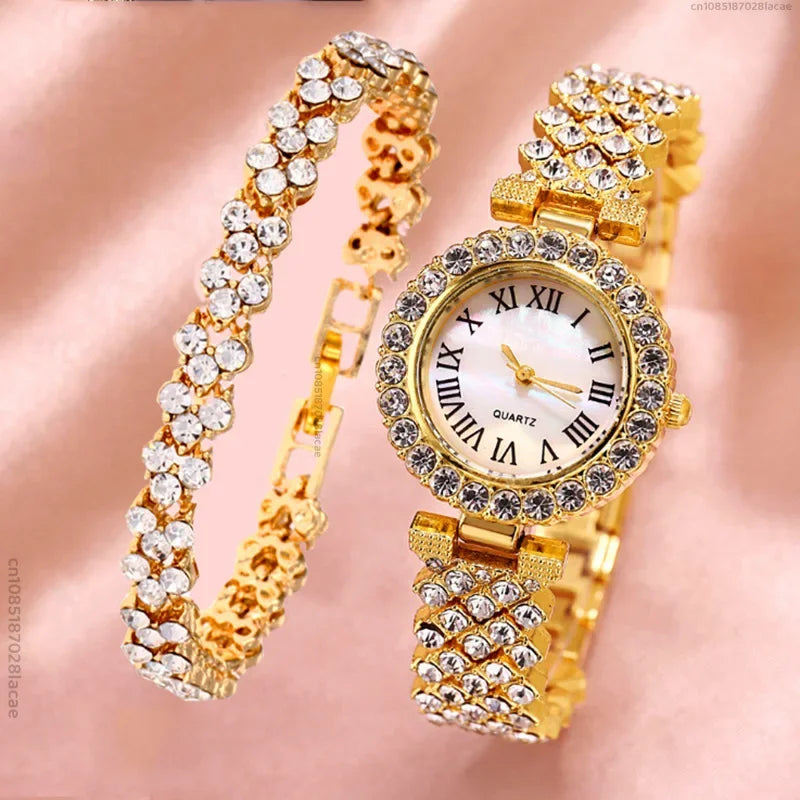 Elegant Watch & Bracelet Set