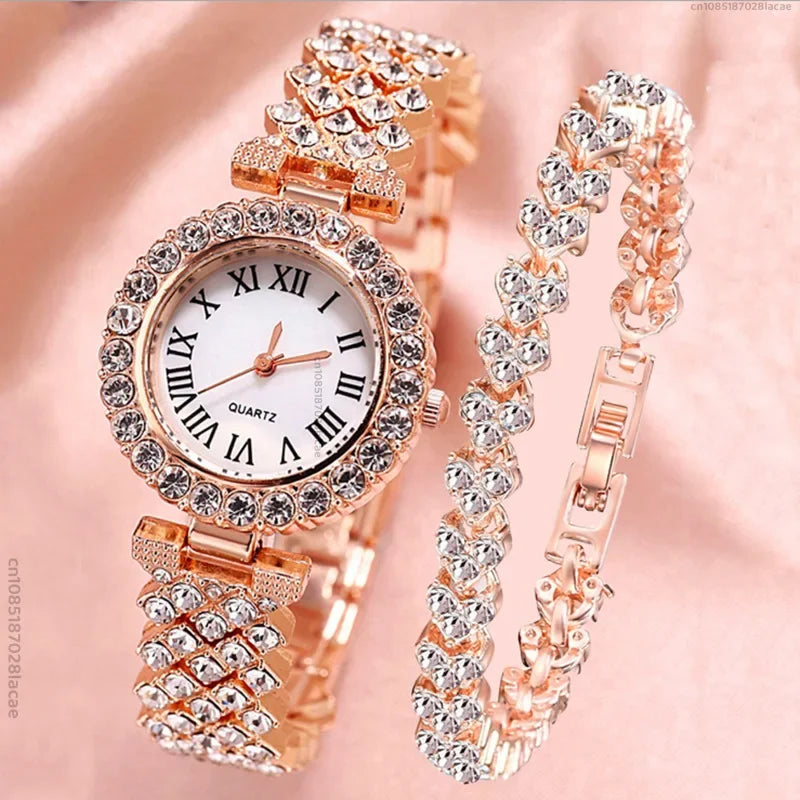 Elegant Watch & Bracelet Set