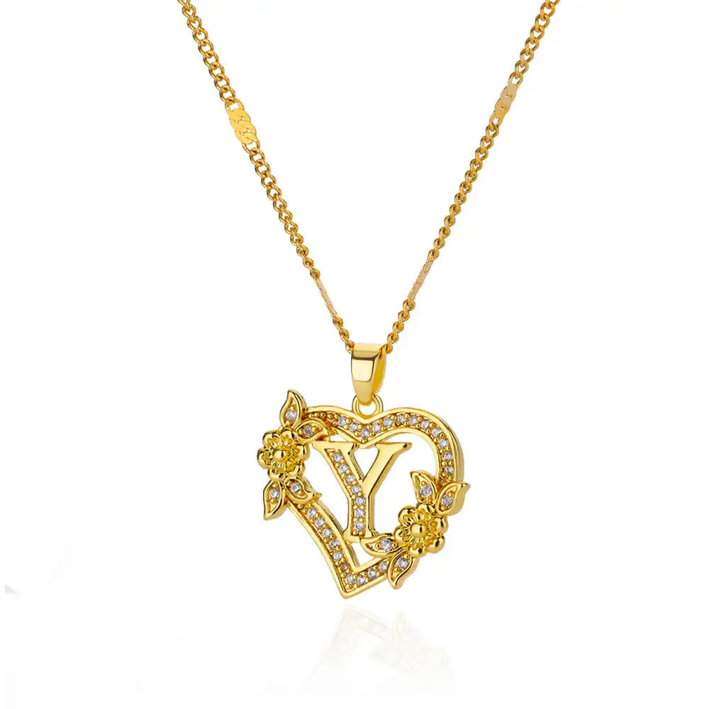 Initial Letter Necklace