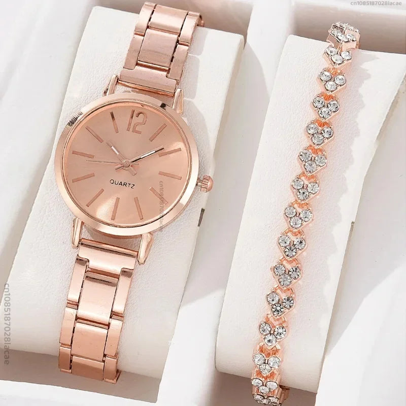 Elegant Watch & Bracelet Set